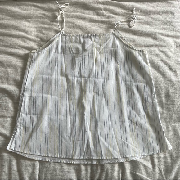 Loft Striped Woven Tank Top - Picture 5 of 5